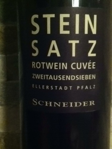 施奈德斯坦司特酿红葡萄酒SCHNEIDER STEINSATZ Red Wine Cuvée