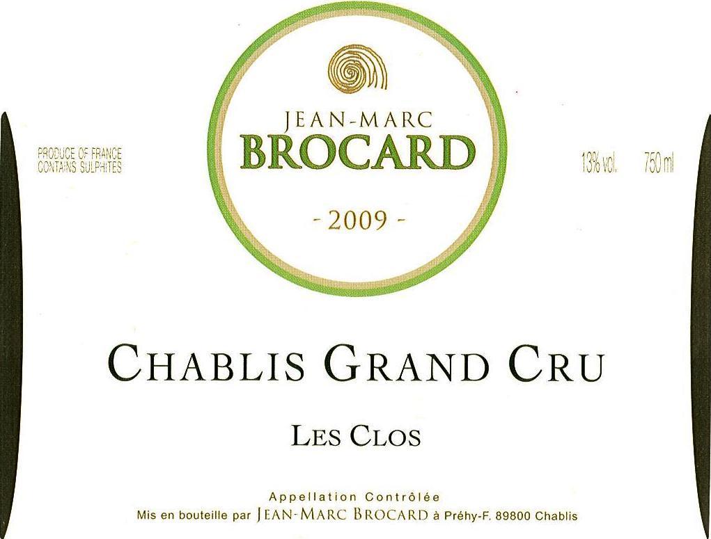 让·马克克罗特级庄园干白Jean-Marc Brocard Les Clos Grand Cru 