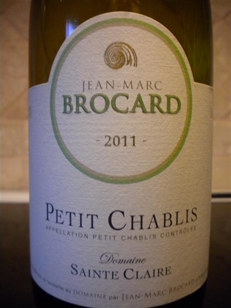 让·马克小夏布利干白Jean-Marc Brocard Petit Chablis 