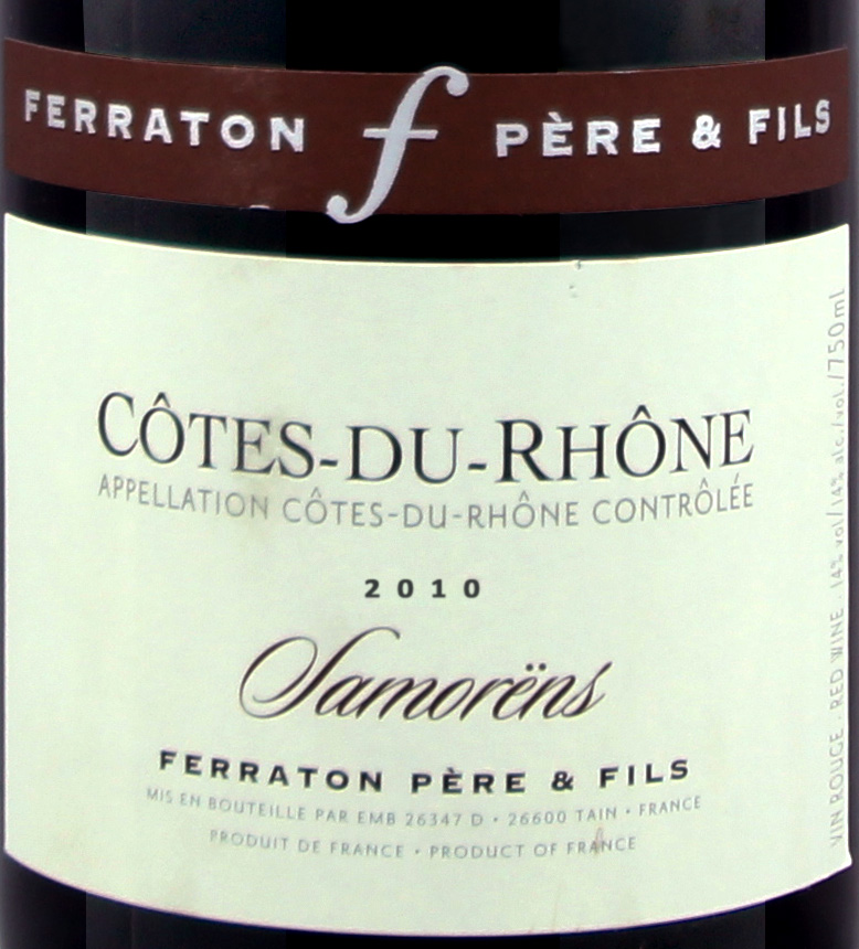 FERRATON - CÔTES DU RHÔNE SAMORËNS