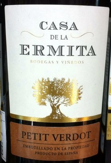 安美特小维多干红Casa de la Ermita Petit Verdot