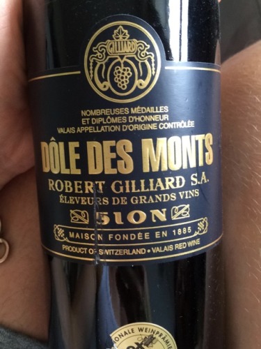 罗伯特·吉尔山坡干红Robert Gilliard Dôle Des Monts