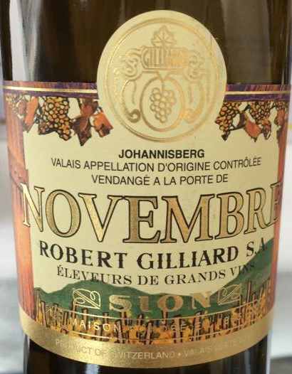 罗伯特·吉尔晚摘型干白Gilliard Porte de Novembre Johannisberg 