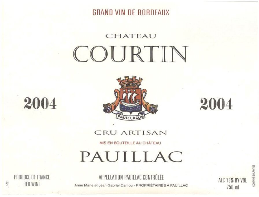 科特堡干红Chateau Courtin