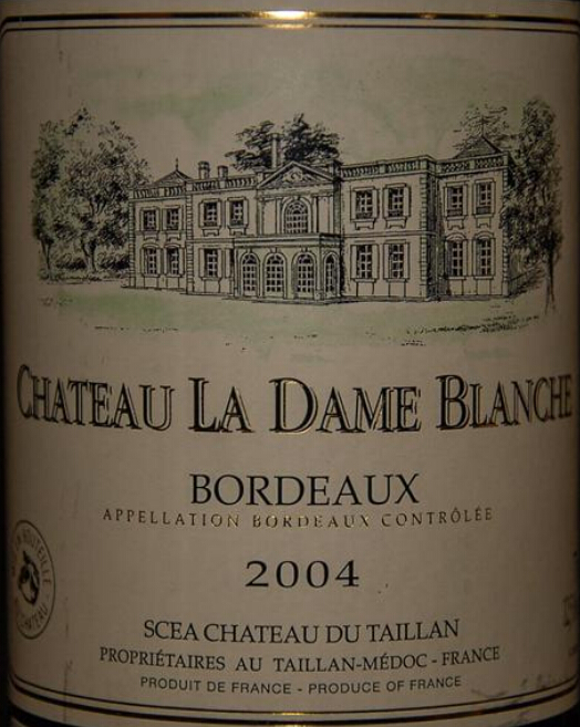 代扬女爵干白Chateau La Dame Blanc