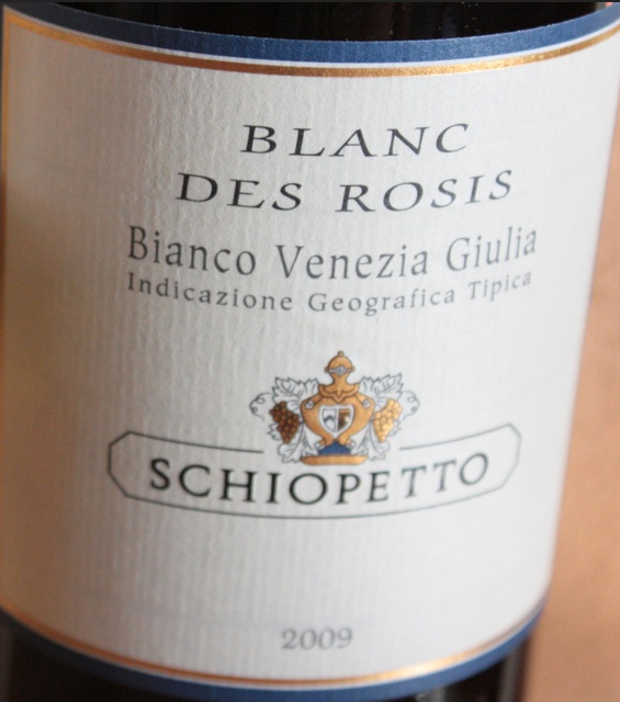 Schiopetto Blanc Des Rosis Venezia Giulia IGT