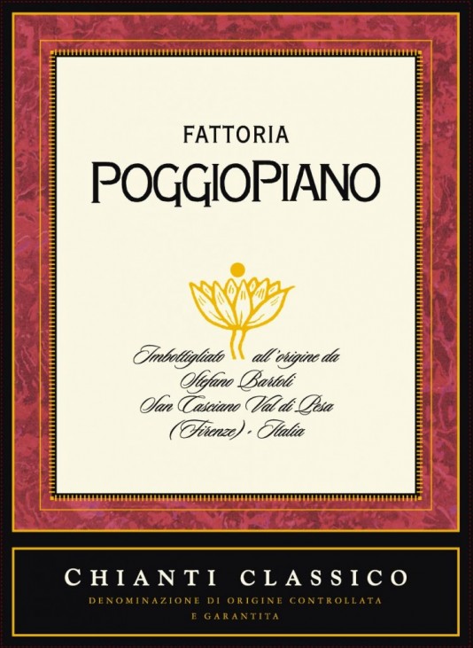 比安洛庄园经典基安蒂干红Fattoria Poggiopiano Chianti Classico