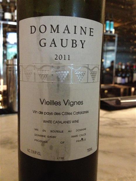 古碧老藤干白Domaine Gauby Vieilles Vignes Blanc