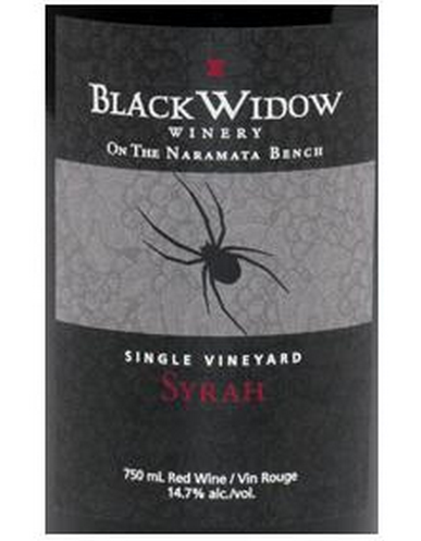 黑寡妇西拉干红Black Widow Winery Syrah