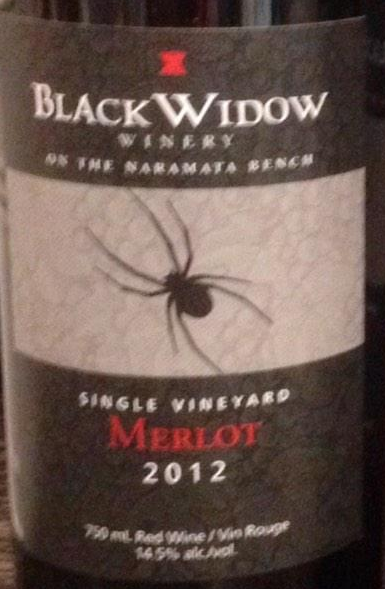 黑寡妇梅洛干红Black Widow Winery Merlot