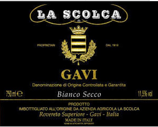 la scolca bianco secco cortese (gavi di gavi)