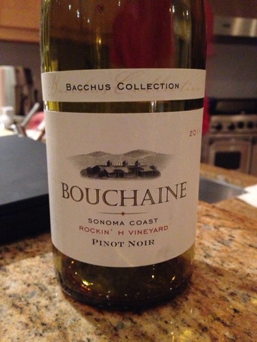 波尔金酒神巴克斯精选系列摇滚H黑皮诺干红Bouchaine Vineyards Bacchus Collection Rockin' H Vineyard Pinot Noir