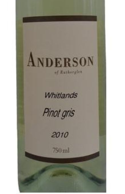 安德森灰皮诺白Anderson Winery Pinot Gris