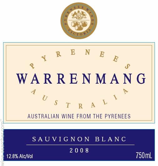 华乐满长相思干白Warrenmang Estate Sauvignon Blanc