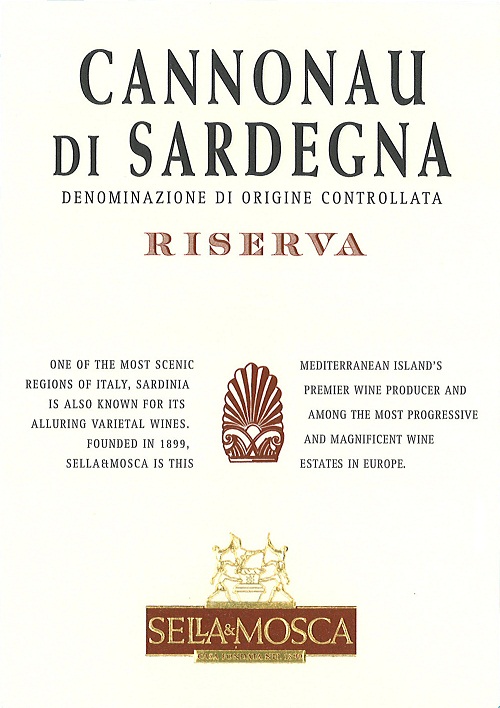 sella & mosca riserva cannonau (cannonau di sardegna)