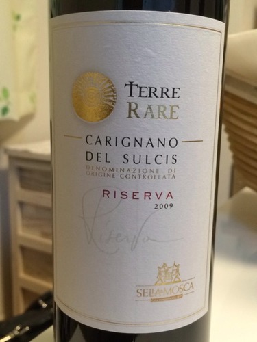 sella & mosca terre rare riserva carignano (carignano del sulcis)