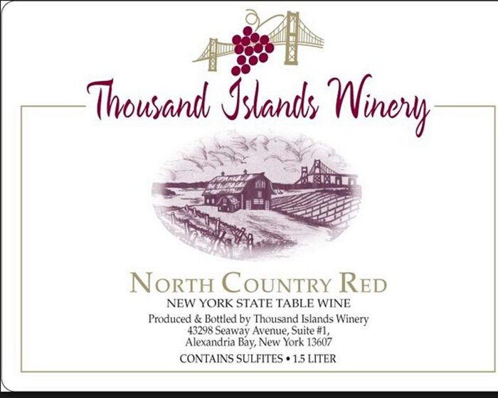 千岛北部干红Thousand Islands Winery North Country Red