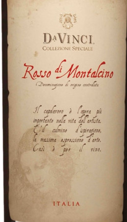 里奥纳多达芬奇蒙塔希诺干红Leonardo da Vinci Da Vinci Rosso di Montalcino