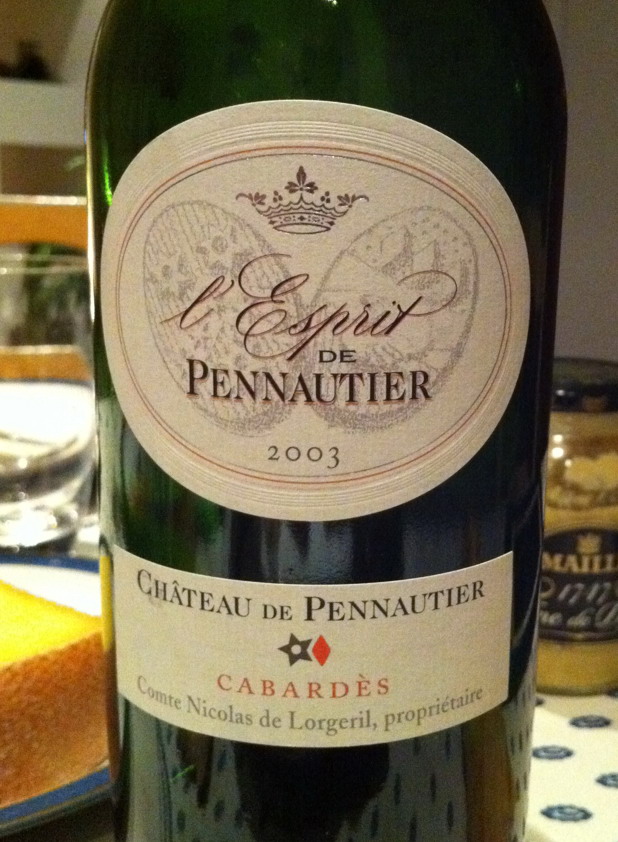 佩奥提亚波诺蒂耶精神干红Chateau de Pennautier L'esprit de Pennautier