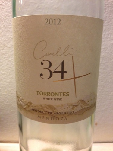 卡雷利34系列特浓情干白Bodega Carelli 34 Torrontes