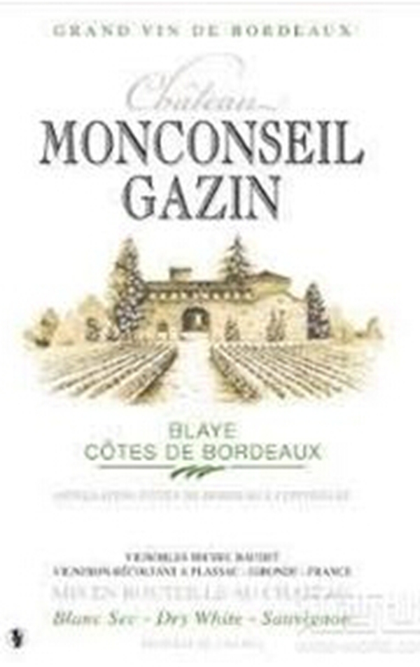 蒙卡赞干白Chateau Monconseil Gazin Blanc