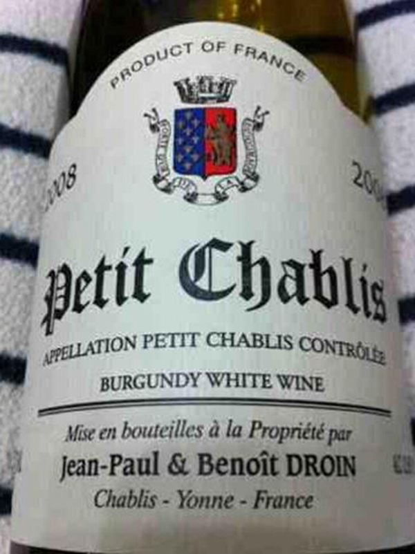 杜瓦安小夏布利干白Domaine Jean-Paul & Benoit Droin Petit Chablis