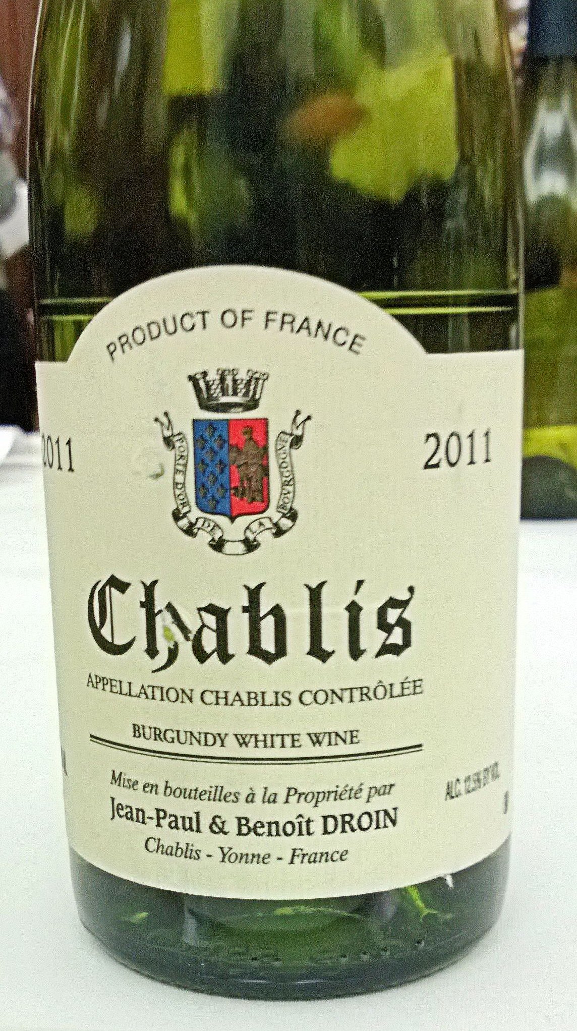 杜瓦安夏布利干白Domaine Jean-Paul & Benoit Droin Chablis