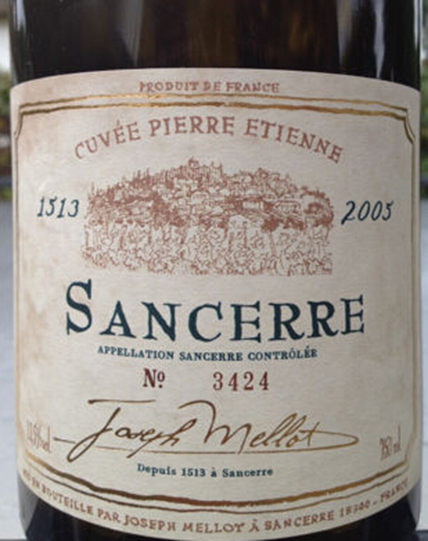 Joseph Mellot Sancerre Cuvee Pierre-Etienne