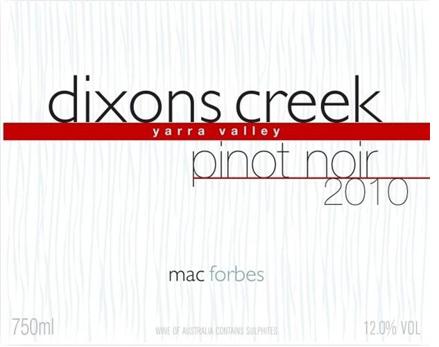 福布斯比迪克森溪黑皮诺干红Mac Forbes Dixon's Creek Pinot Noir