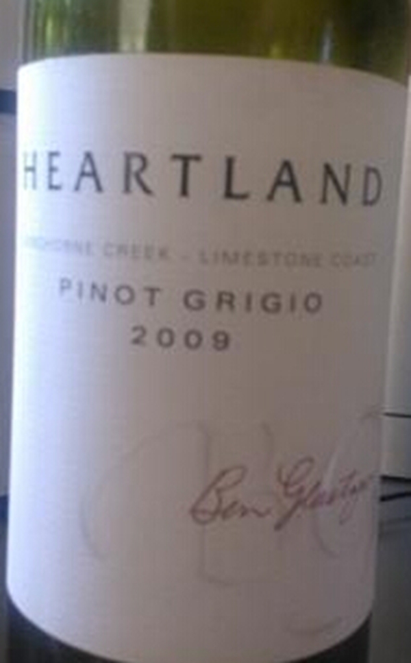 心田酒庄灰皮诺干白Heartland Pinot Grigio