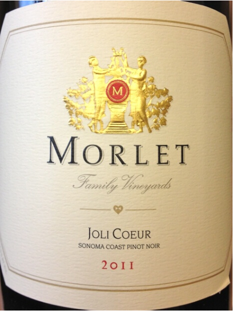 莫莱克尔黑皮诺干红Morlet Family Vineyards Joli Coeur Pinot Noir