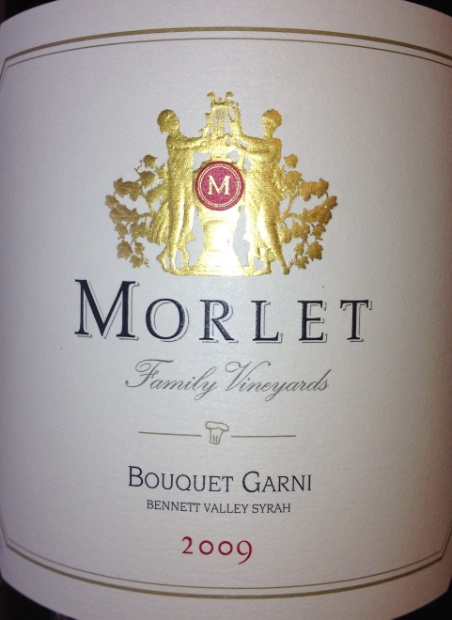 莫莱戈尔尼西拉干红Morlet Family Vineyards Bouquet Garni Syrah