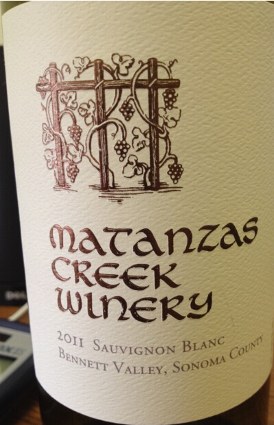 马坦萨斯溪长相思干白Matanzas Creek Sauvignon Blanc