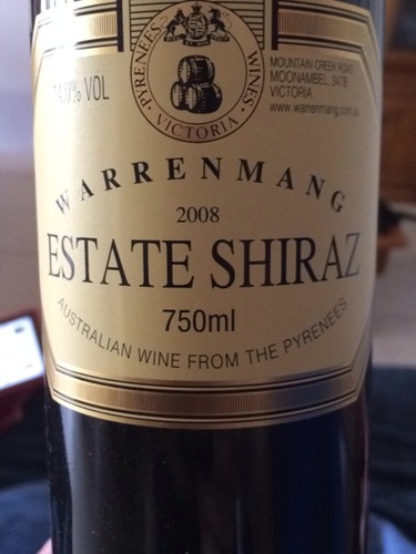 华乐满西拉干红Warrenmang Estate Shiraz