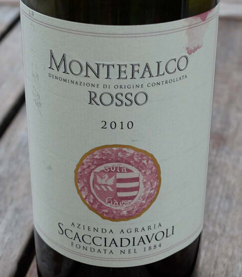 蒙法尔科桑娇维赛干红Scacciadiavoli Montefalco Rosso