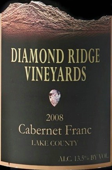 diamond ridge vineyards cabernet franc (lake county)