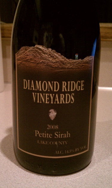 diamond ridge vineyards petite sirah (lake county)