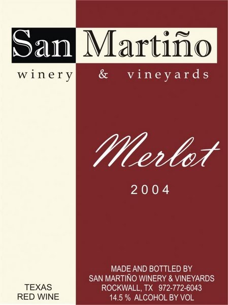 圣马丁诺梅洛干红San Martino Winery Merlot