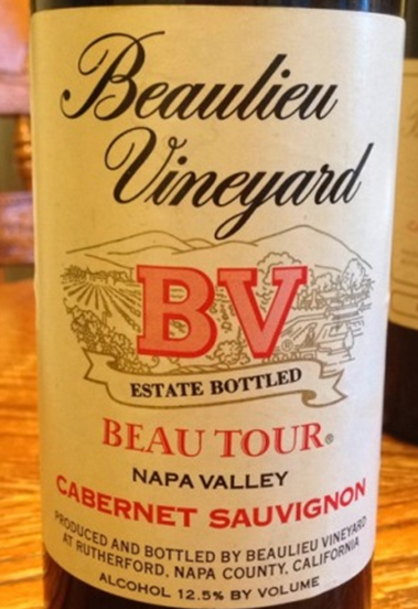 柏里欧美丽塔赤霞珠干红Beaulieu Vineyard BV Beau Tour Cabernet Sauvignon