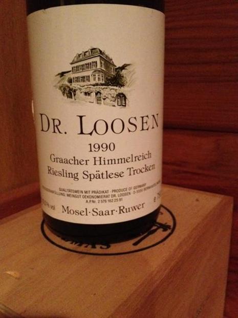 露森格拉齐仙境园雷司令迟摘干白Dr. Loosen Graacher Himmelreich Riesling Spatlese