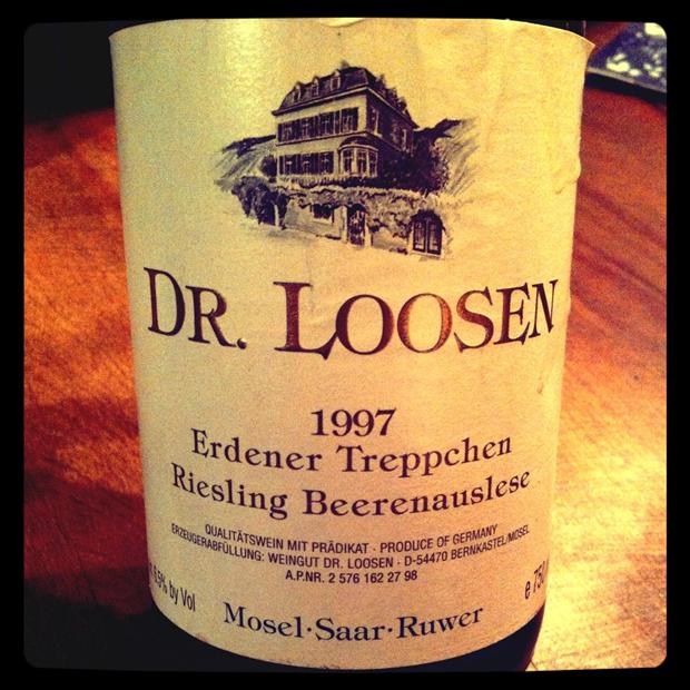 露森艾登纳天阶园金瓶封雷司令逐粒精选甜白Dr. Loosen Erdener Treppchen Riesling Beerenauslese Goldkapsel