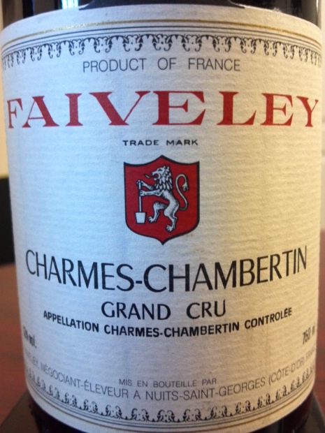 法维莱香牡-香贝丹园干红Domaine Faiveley Charmes-Chambertin