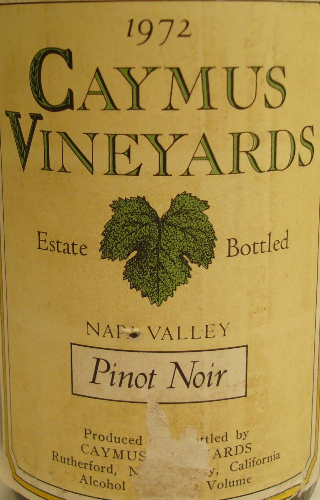 佳慕黑皮诺干红Caymus Vineyards Pinot Noir