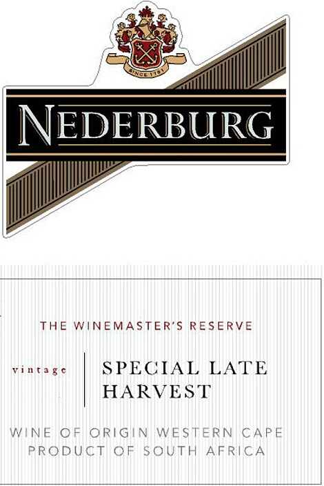 尼德堡酿酒大师珍藏迟摘甜白Nederburg Winemaster's Reserve Special Late Harvest