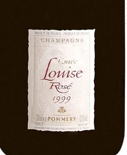 伯瑞路易丝特酿桃红香槟Champagne Pommery Cuvee Louise Rose