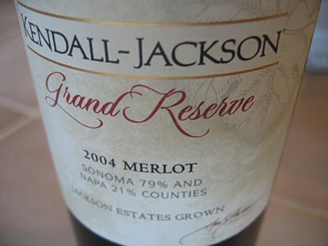 肯德-杰克逊顶级珍藏梅洛干红Kendall Jackson Grand Reserve Merlot