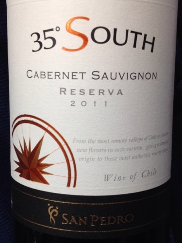 圣派德罗南纬35度珍藏赤霞珠干红Vina San Pedro 35° South Reserva Cabernet Sauvignon