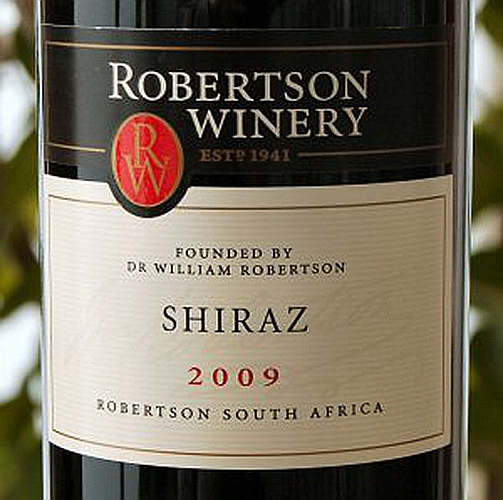 罗宾逊西拉干红Robertson Winery Shiraz