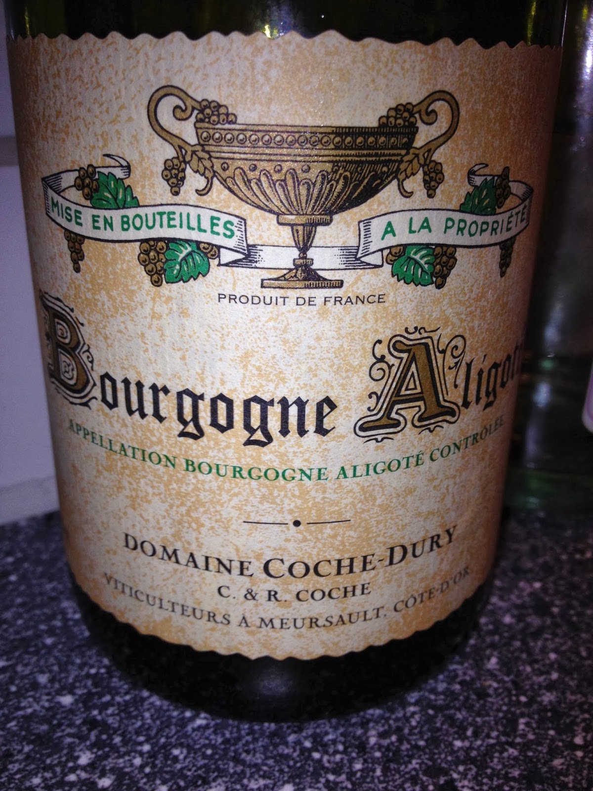 科奇勃艮第阿里哥特干白J.-F Coche-Dury Bourgogne Aligote