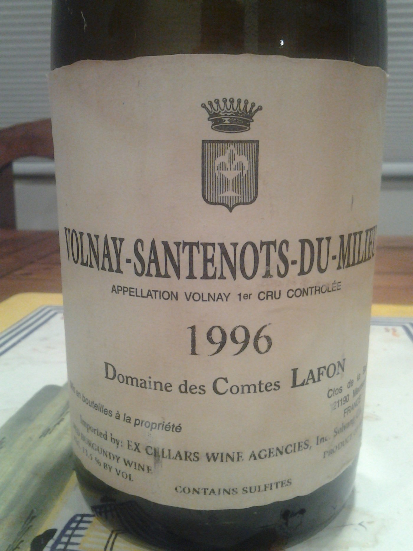 拉芳桑德米露园干红Domaine des Comtes Lafon Santenots-du-Milieu